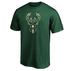 Milwaukee Bucks Logo T-Shirt Green - NBA
