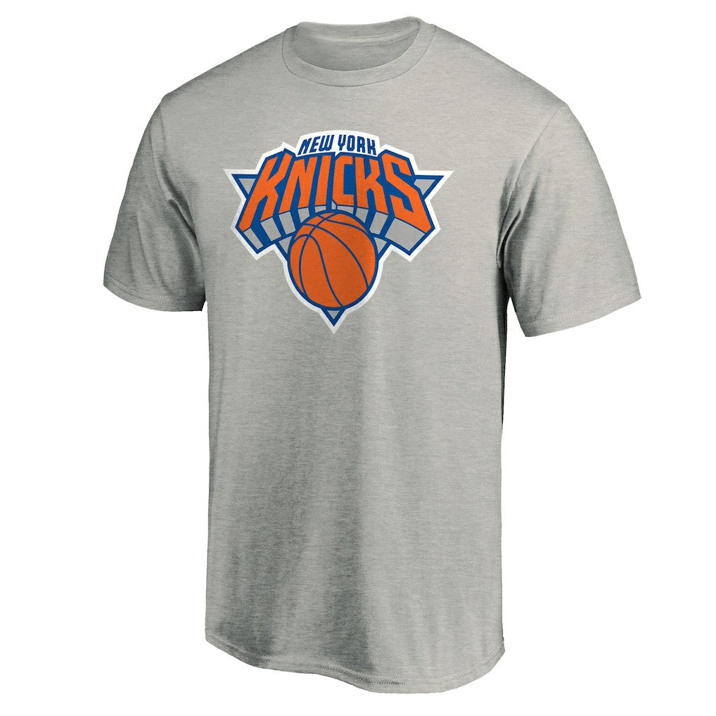 New York Knicks Logo T-Shirt Heather Gray - NBA