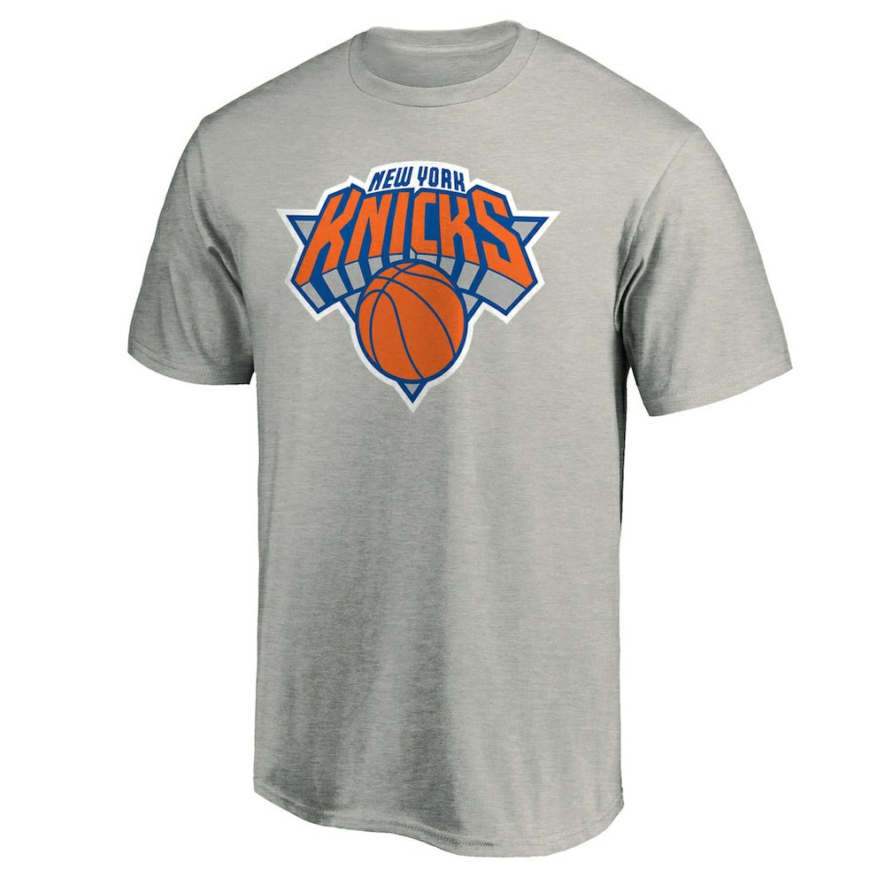 New York Knicks Logo T-Shirt Heather Gray - NBA