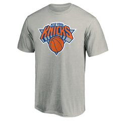 New York Knicks Logo T-Shirt Heather Gray - NBA