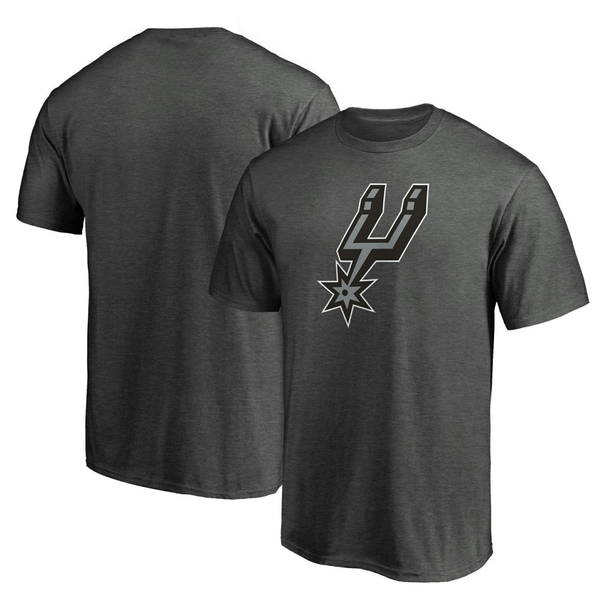 San Antonio Spurs Logo T-Shirt Charcoal - NBA