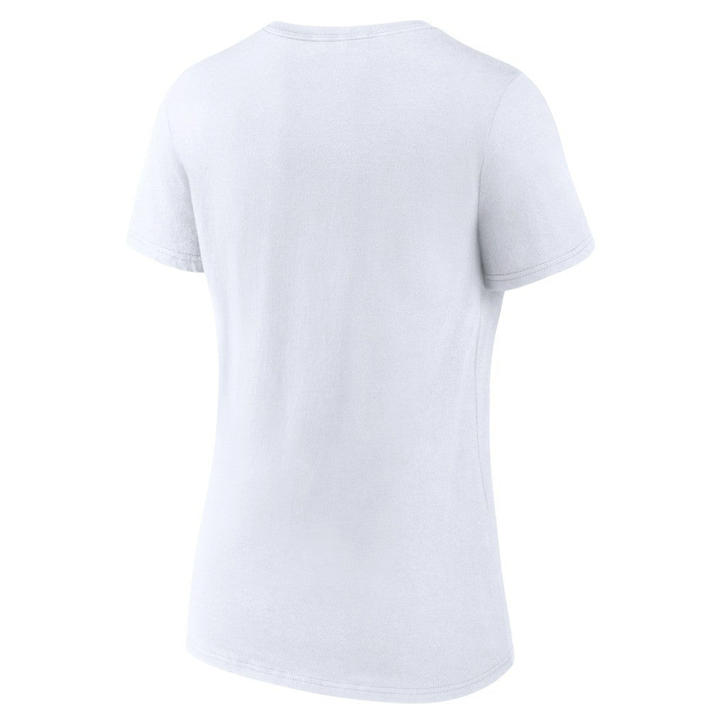 Sacramento Kings Women's Logo V-Neck T-Shirt White - NBA