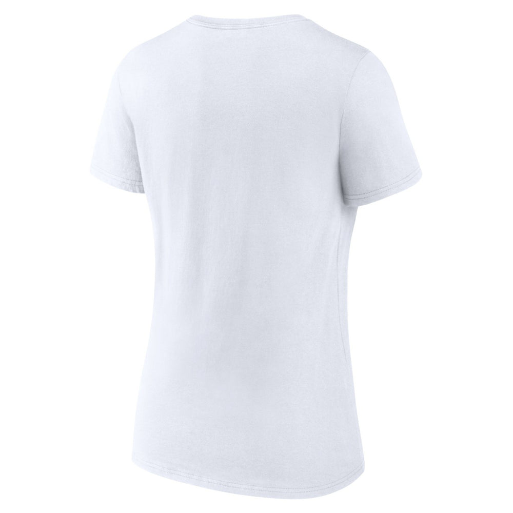 San Antonio Spurs Women's Wordmark V-Neck T-Shirt White - NBA