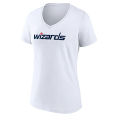 Washington Wizards Women's Wordmark V-Neck T-Shirt White - NBA