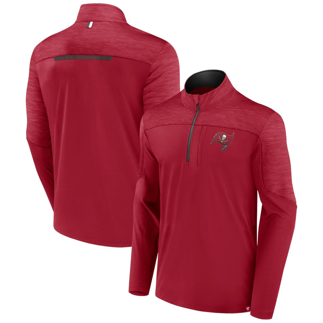 Tampa Bay Buccaneers Defender Half-Zip Top Red | Fanatics