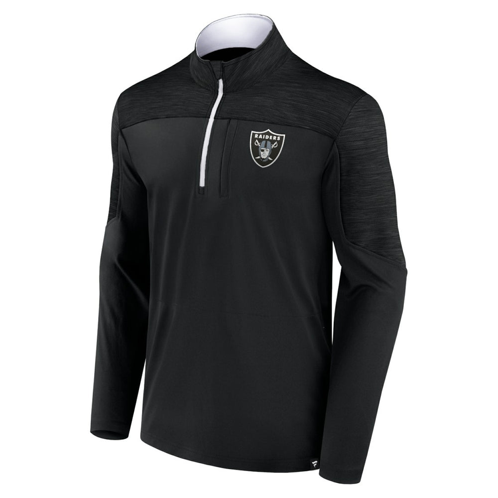Las Vegas Raiders Defender Half-Zip Top Black | Fanatics