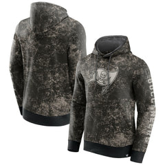 Tampa Bay Buccaneers Blackout Tonal Pullover Hoodie Black/Gray | Fanatics