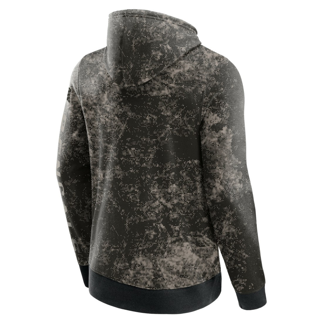 Tampa Bay Buccaneers Blackout Tonal Pullover Hoodie Black/Gray | Fanatics