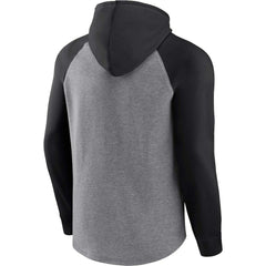Carolina Panthers Favorite Arch Raglan Pullover Hoodie Heather Gray | Fanatics