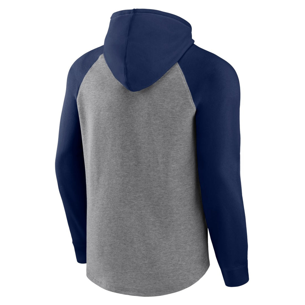 Tennessee Titans Favorite Arch Raglan Pullover Hoodie Heather Gray | Fanatics