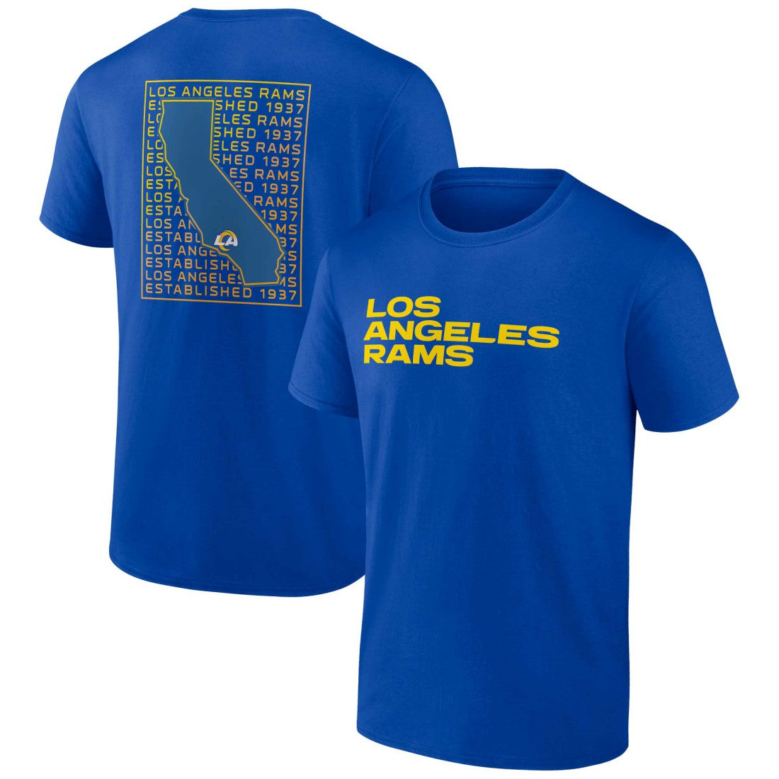 Los Angeles Rams Home Field Advantage T-Shirt Royal | Fanatics
