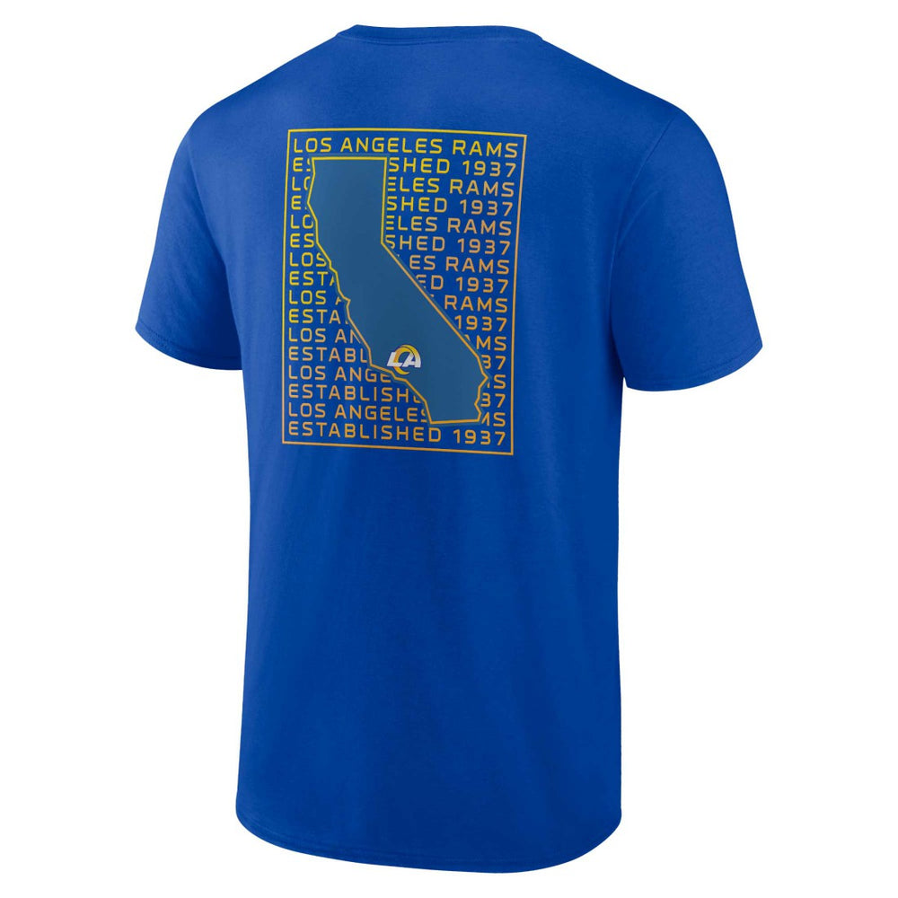 Los Angeles Rams Home Field Advantage T-Shirt Royal | Fanatics