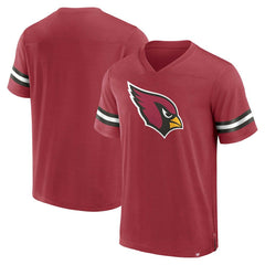 Arizona Cardinals Jersey Tackle V-Neck T-Shirt Cardinal | Fanatics