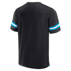 Carolina Panthers Jersey Tackle V-Neck T-Shirt Black | Fanatics