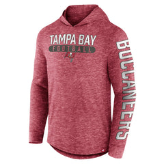 Tampa Bay Buccaneers Pill Stack Long Sleeve Hoodie T-Shirt Heather Red | Fanatics