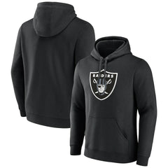 Las Vegas Raiders Primary Logo Fleece Pullover Hoodie Black | Fanatics