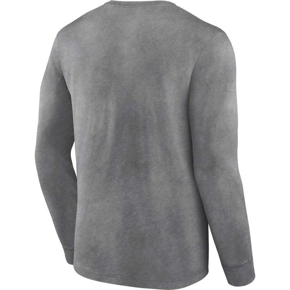 Tampa Bay Buccaneers Washed Primary Long Sleeve T-Shirt Heather Charcoal | Fanatics
