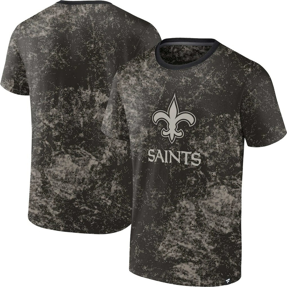 New Orleans Saints Shadow T-Shirt Black | Fanatics
