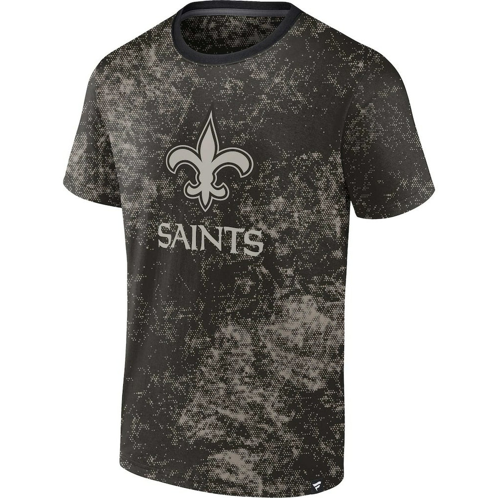 New Orleans Saints Shadow T-Shirt Black | Fanatics