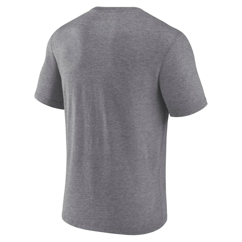 Las Vegas Raiders Warped Block Tri-Blend T-Shirt Heather Gray | Fanatics