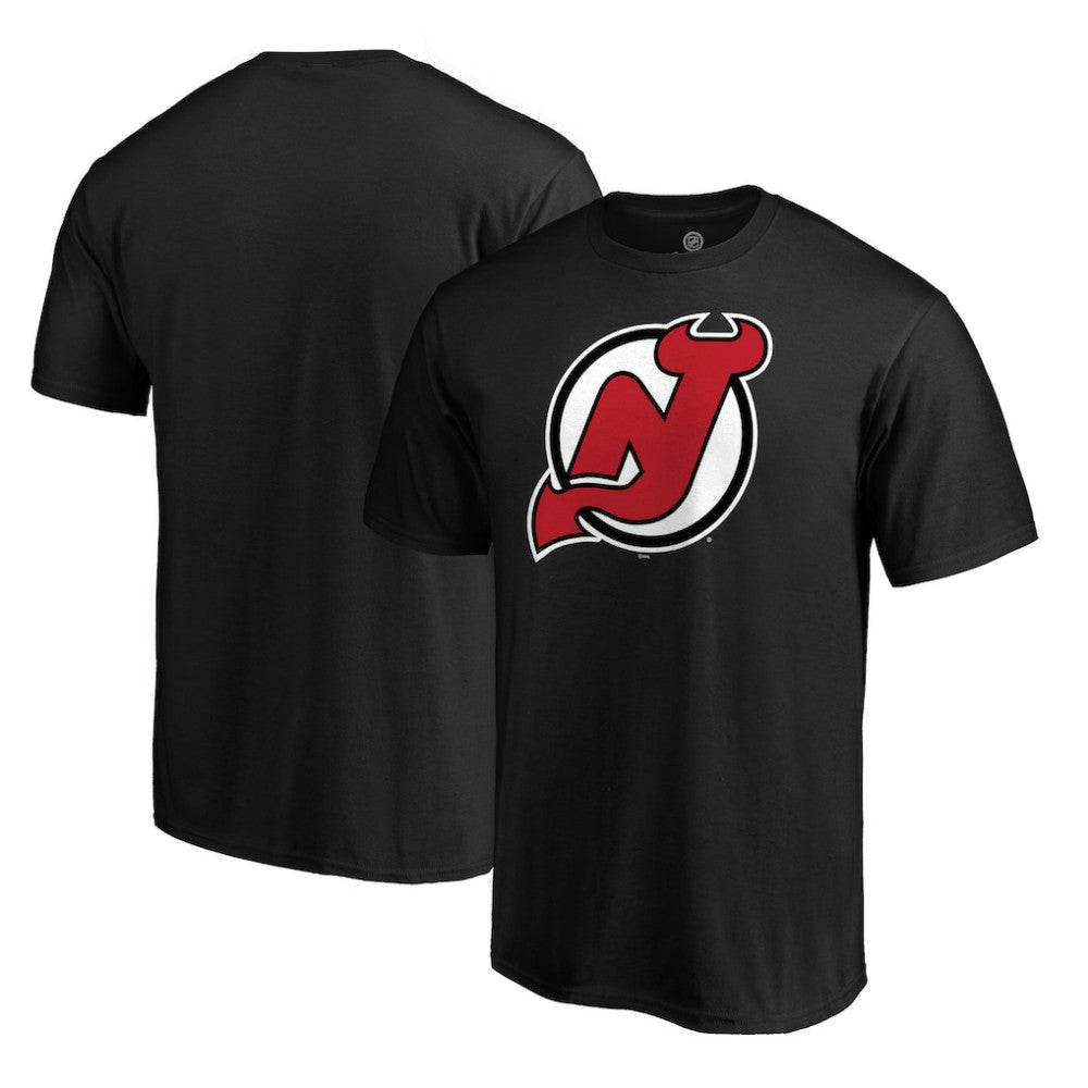 New Jersey Devils Logo T-Shirt - Black - NHL
