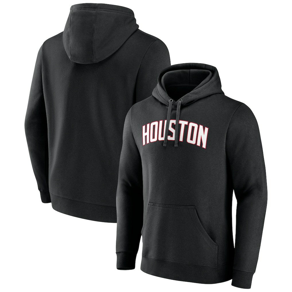 Houston Rockets Wordmark Alternate Pullover Hoodie Black - NBA