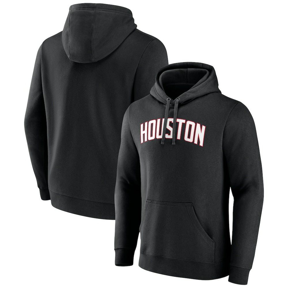Houston Rockets Wordmark Alternate Pullover Hoodie Black - NBA