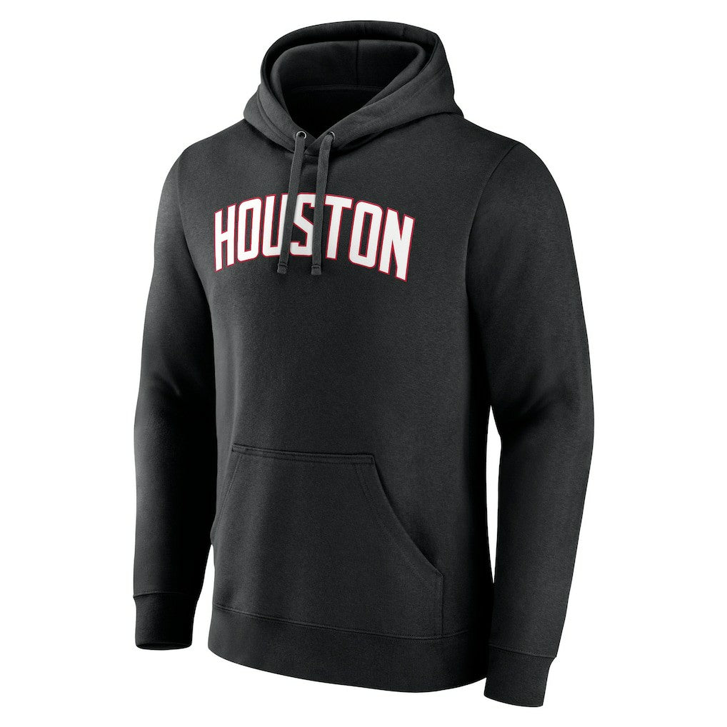 Houston Rockets Wordmark Alternate Pullover Hoodie Black - NBA