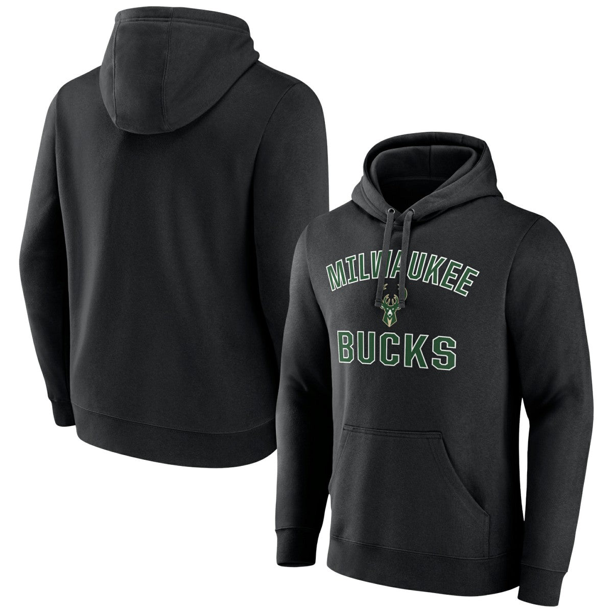 Black Victory Arch Pullover Hoodie Black - NBA