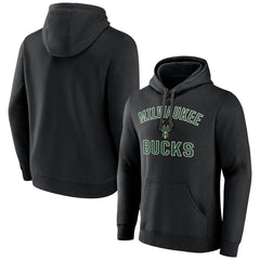 Black Victory Arch Pullover Hoodie Black - NBA