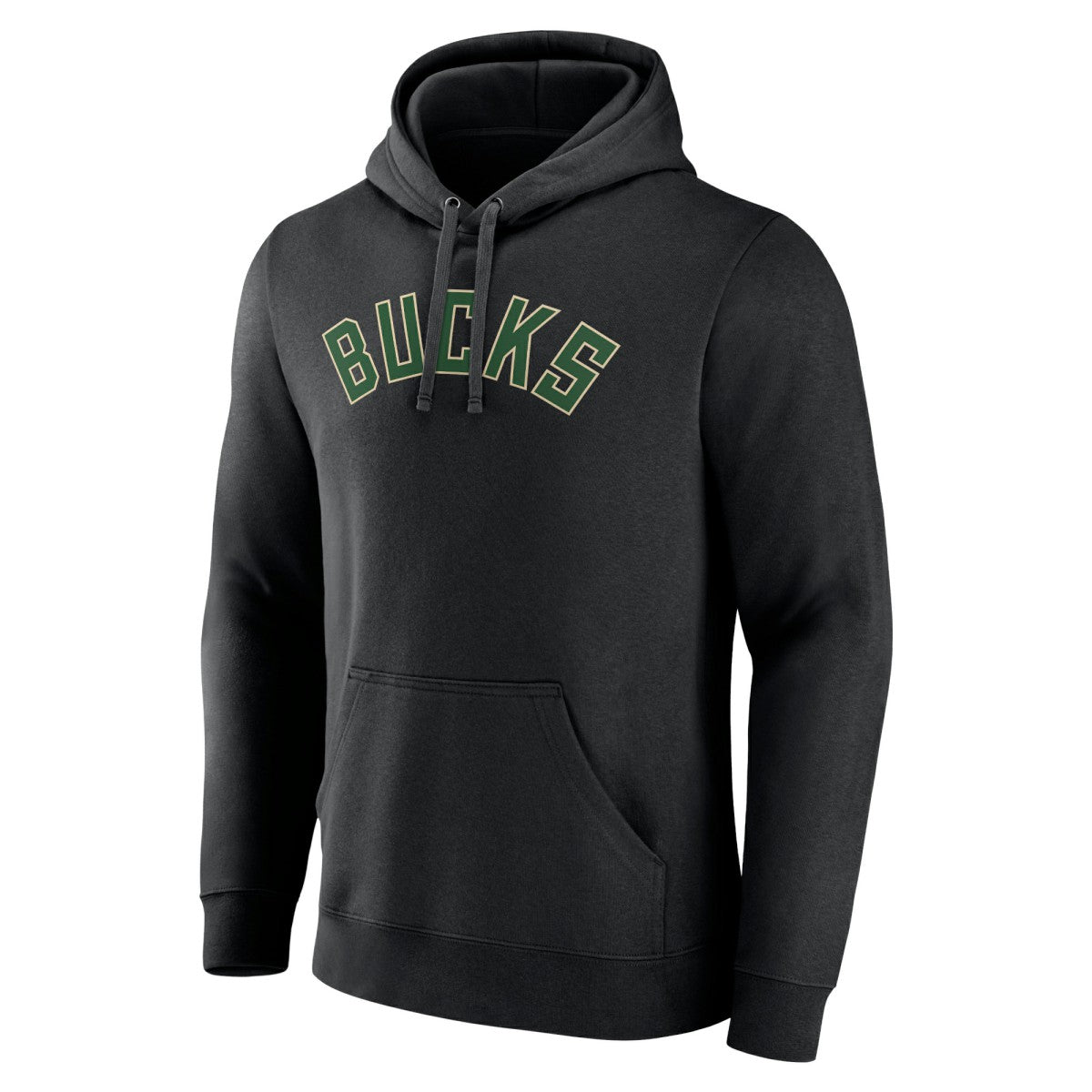 Milwaukee Bucks Wordmark Alternate Pullover Hoodie Black - NBA
