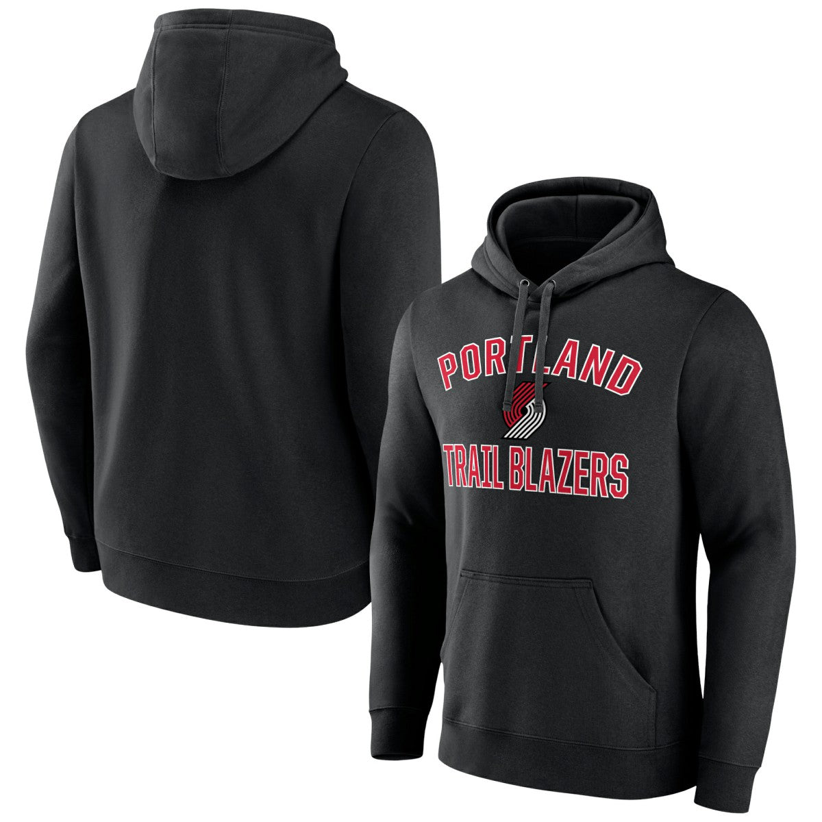 Black Victory Arch Pullover Hoodie Black - NBA