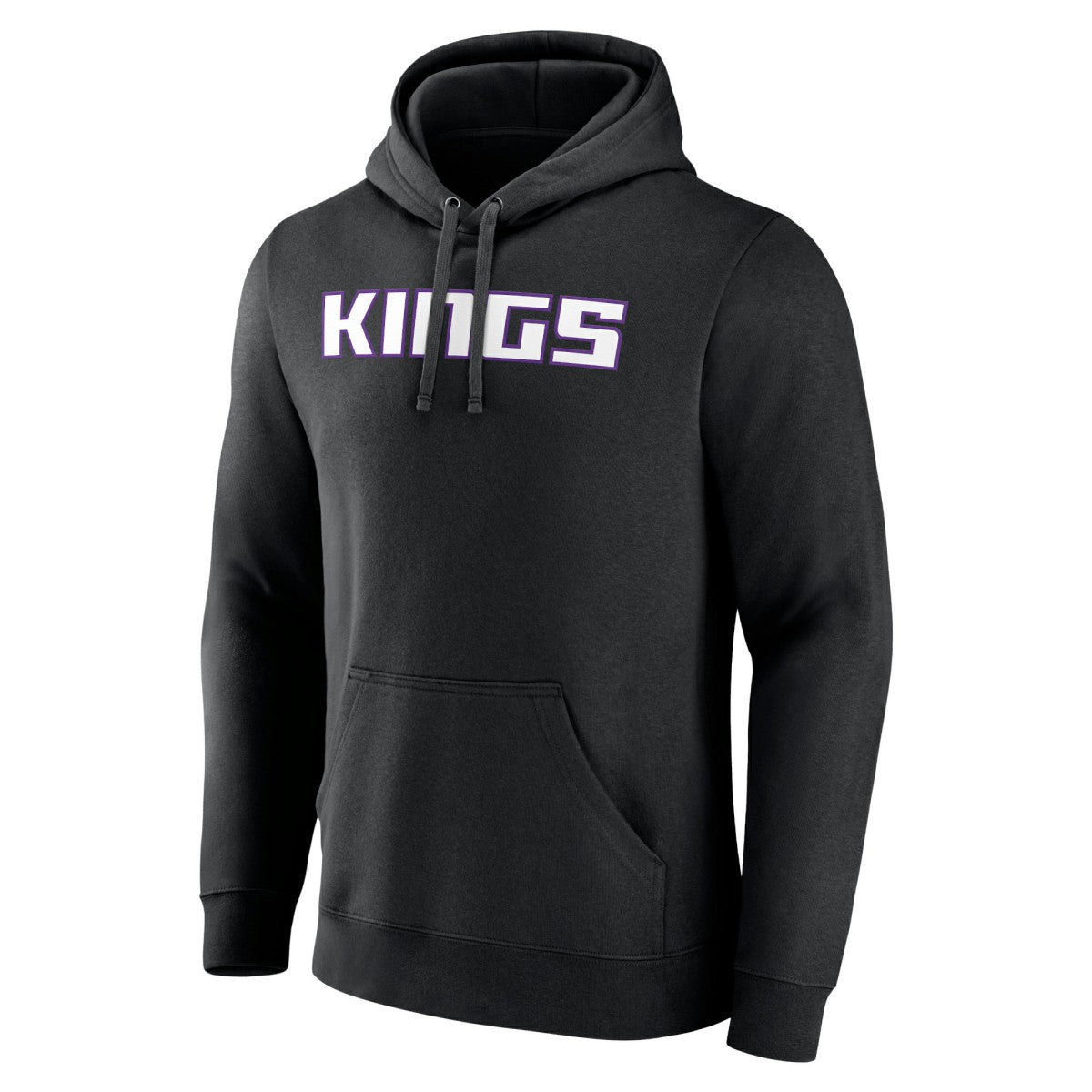 Sacramento Kings Wordmark Team Logo Pullover Hoodie Black - NBA