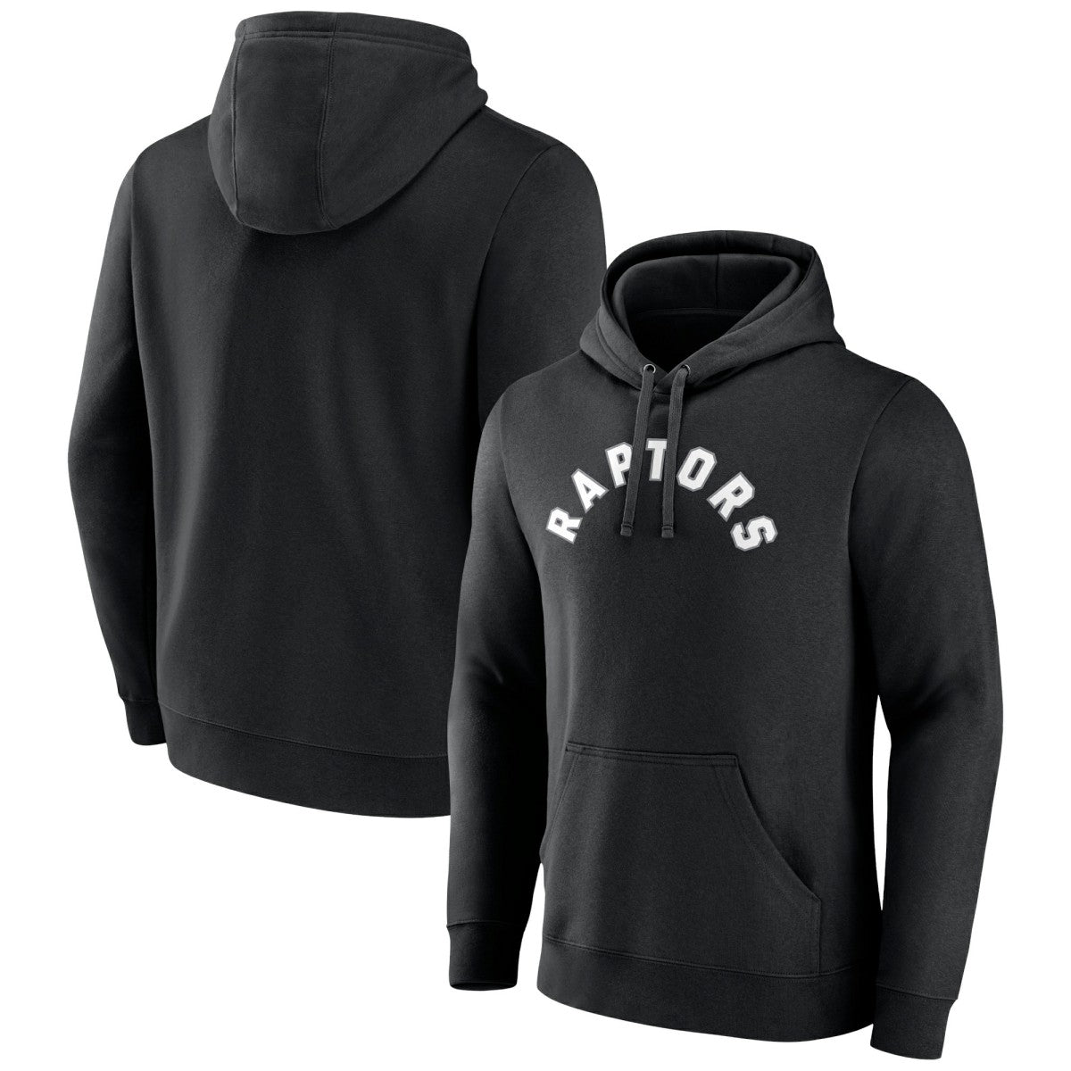 Toronto Raptors Wordmark Team Logo Pullover Hoodie Black - NBA