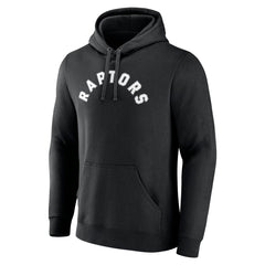 Toronto Raptors Wordmark Team Logo Pullover Hoodie Black - NBA