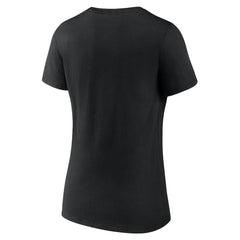 Boston Celtics Women's Wordmark V-Neck T-Shirt Black - NBA