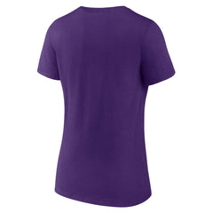 Los Angeles Lakers Women's Wordmark V-Neck T-Shirt Purple - NBA