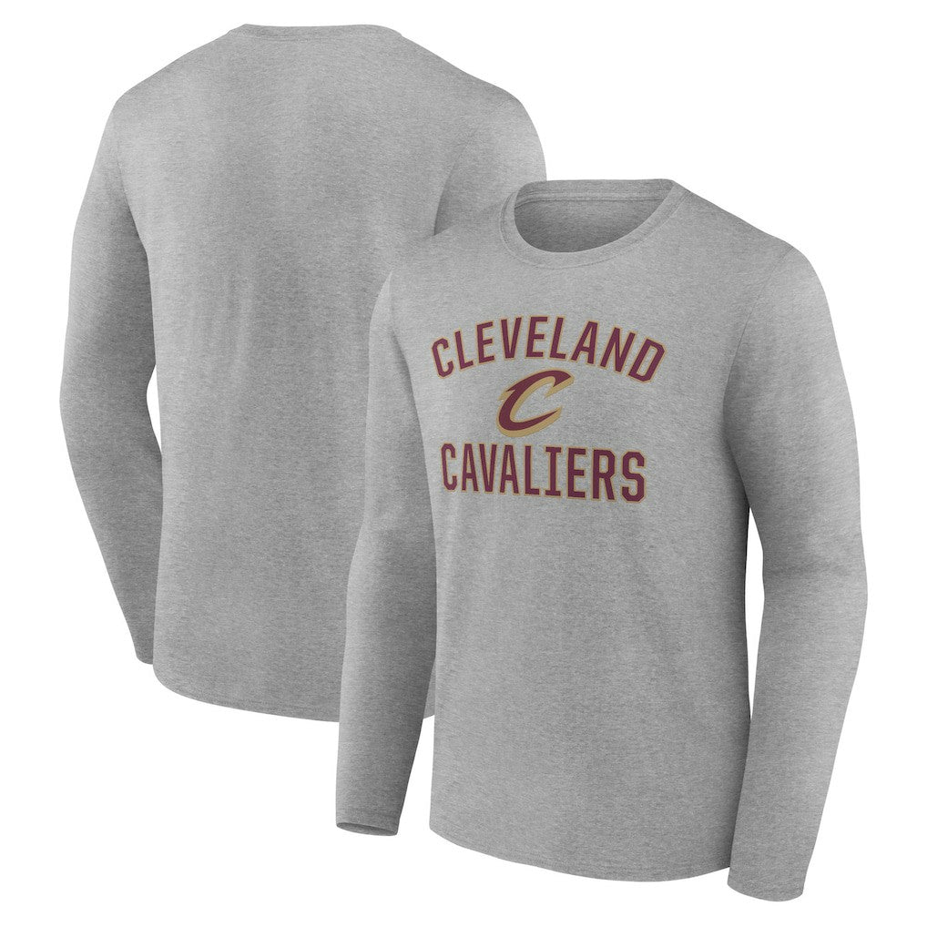 Cleveland Cavaliers Victory Arch Team Long Sleeve T-Shirt Gray - NBA