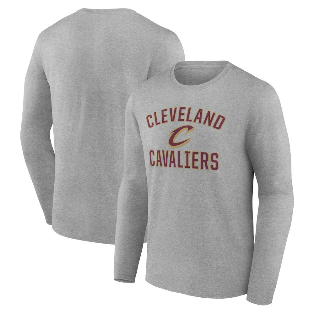 Cleveland Cavaliers Victory Arch Team Long Sleeve T-Shirt Gray - NBA
