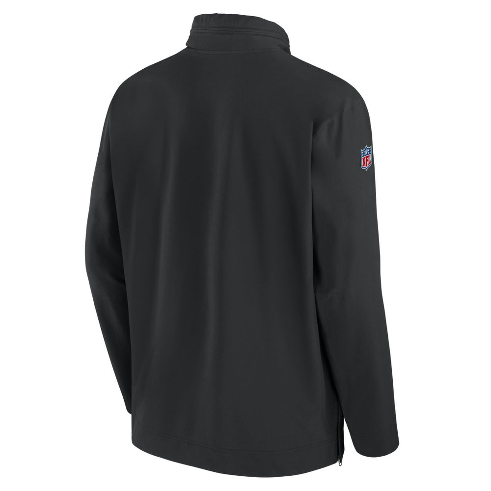 New York Jets Sideline Coach Half-Zip Jacket Black | Nike for Sale