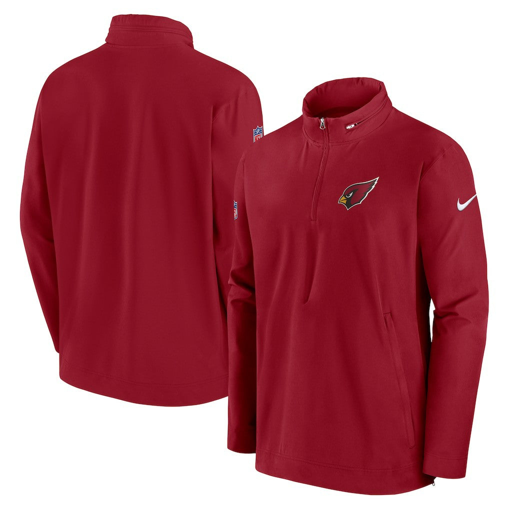 Arizona Cardinals Sideline Coach Half-Zip Jacket Cardinal | Nike for Sale