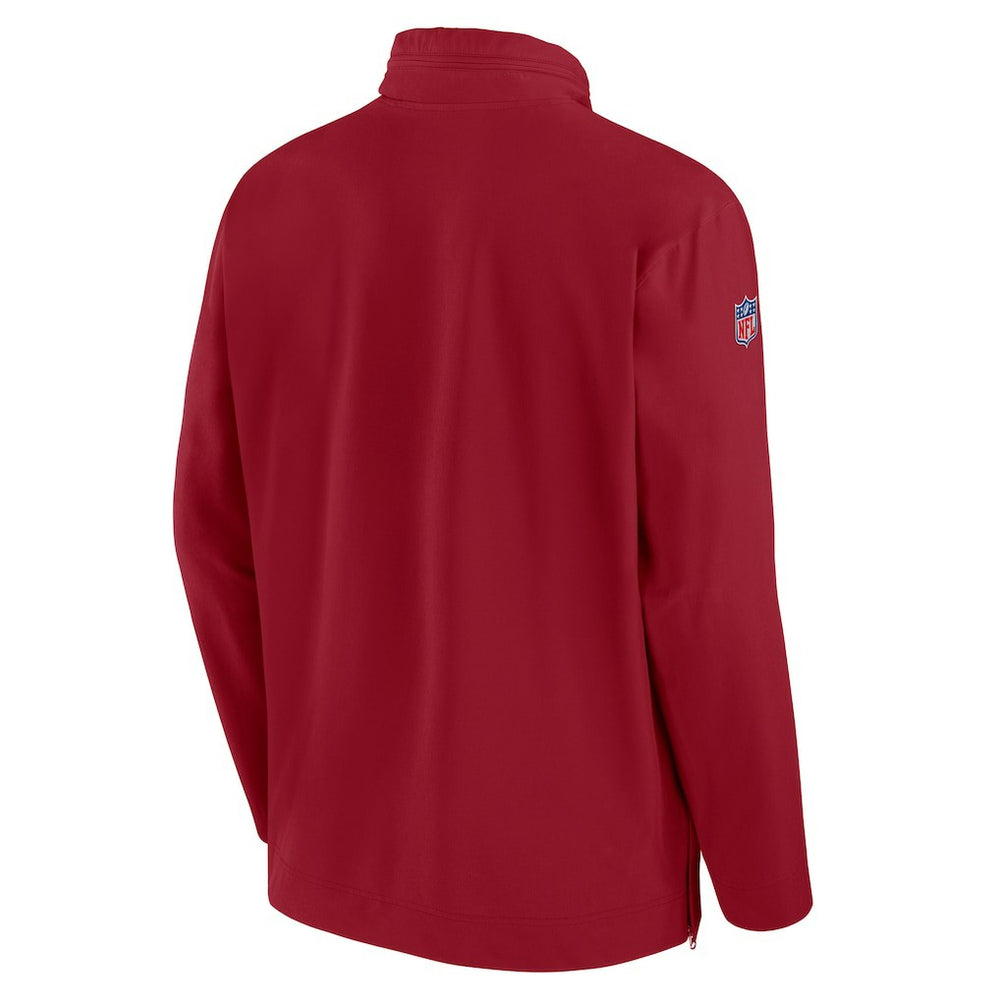 Arizona Cardinals Sideline Coach Half-Zip Jacket Cardinal | Nike for Sale