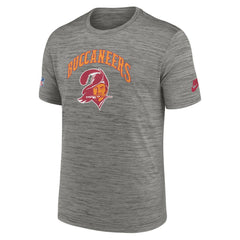 Tampa Bay Buccaneers Throwback Sideline Performance T-Shirt Heather Charcoal | Nike for Sale