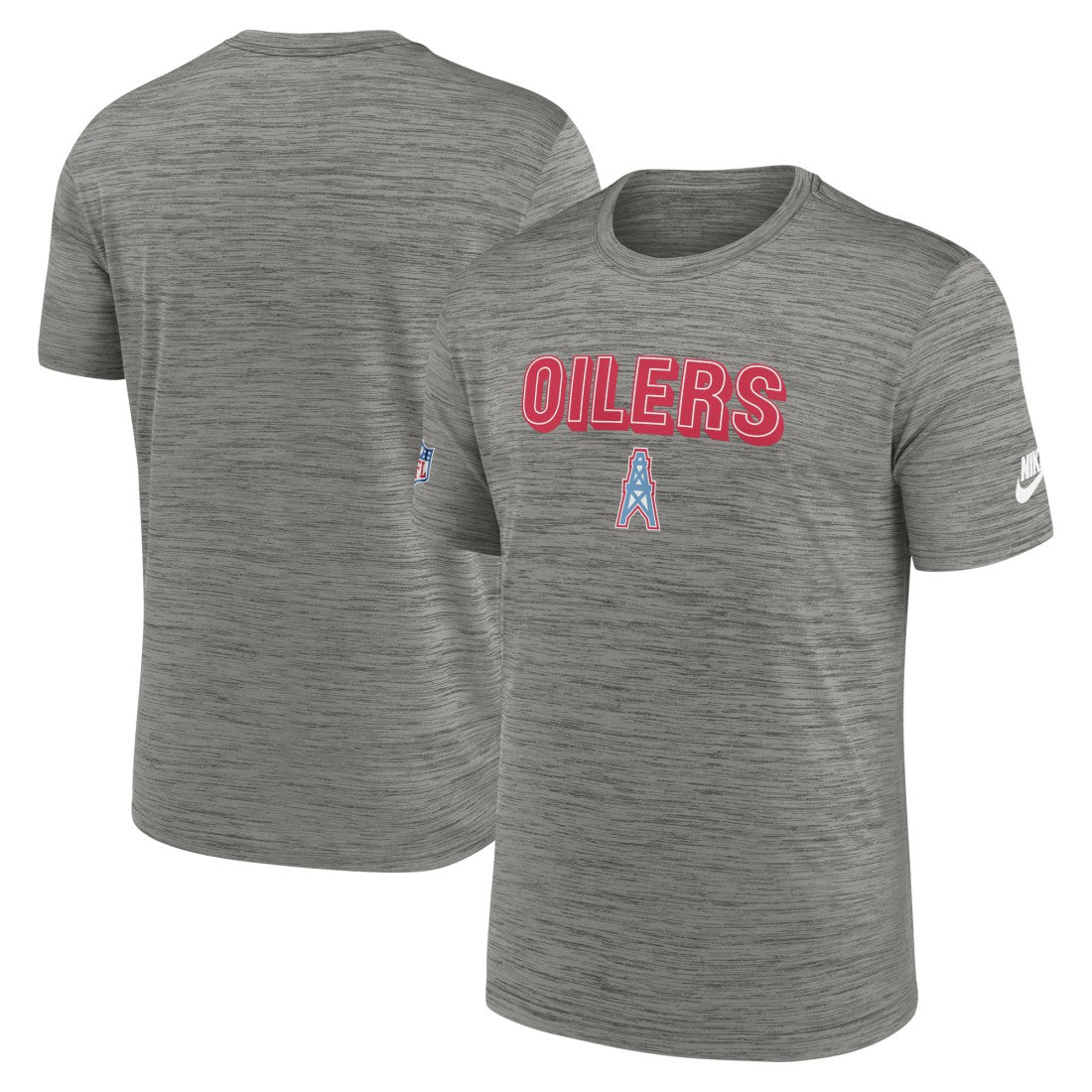 Tennessee Titans Oilers Throwback Sideline Alternate Performance T-Shirt Heather Charcoal | Nike for Sale