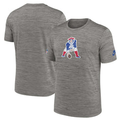 New England Patriots 2023 Sideline Alternate Logo Performance T-Shirt Heather Charcoal | Nike for Sale