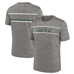New York Jets Legacy Sideline Performance T-Shirt Heather Charcoal | Nike for Sale