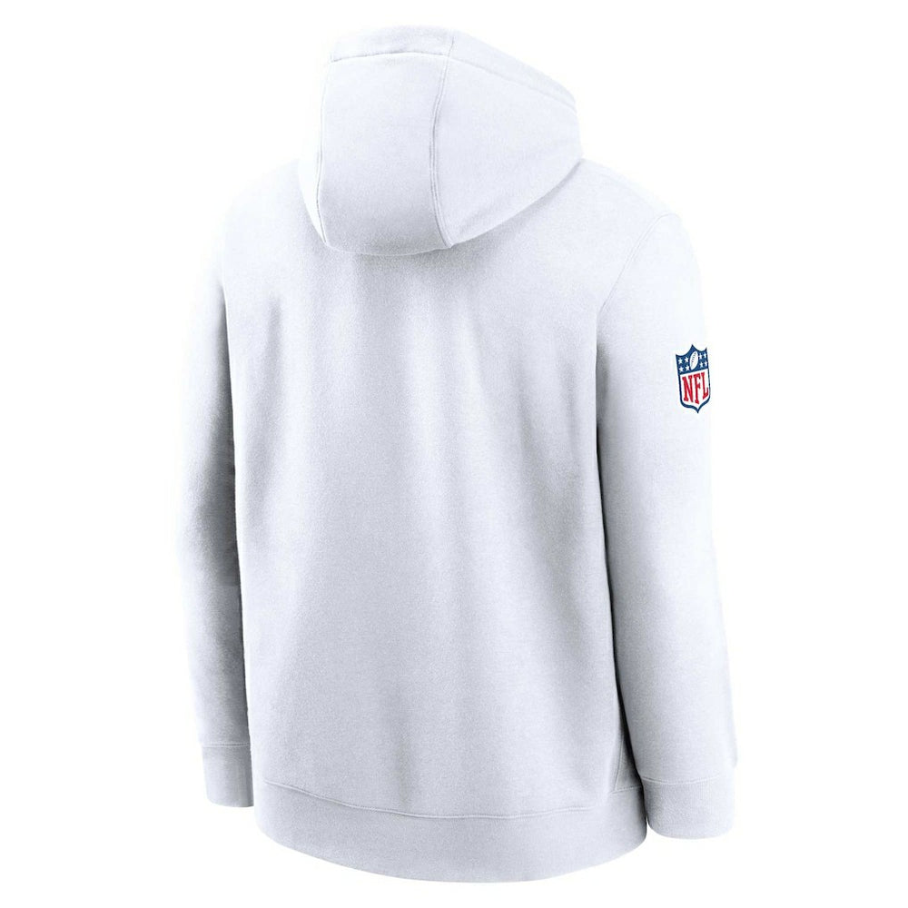 Cleveland Browns 2023 Sideline Club Alternate Tri-Blend Pullover Hoodie White | Nike for Sale