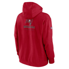 Tampa Bay Buccaneers Sideline Club Fleece Pullover Hoodie Red | Nike for Sale