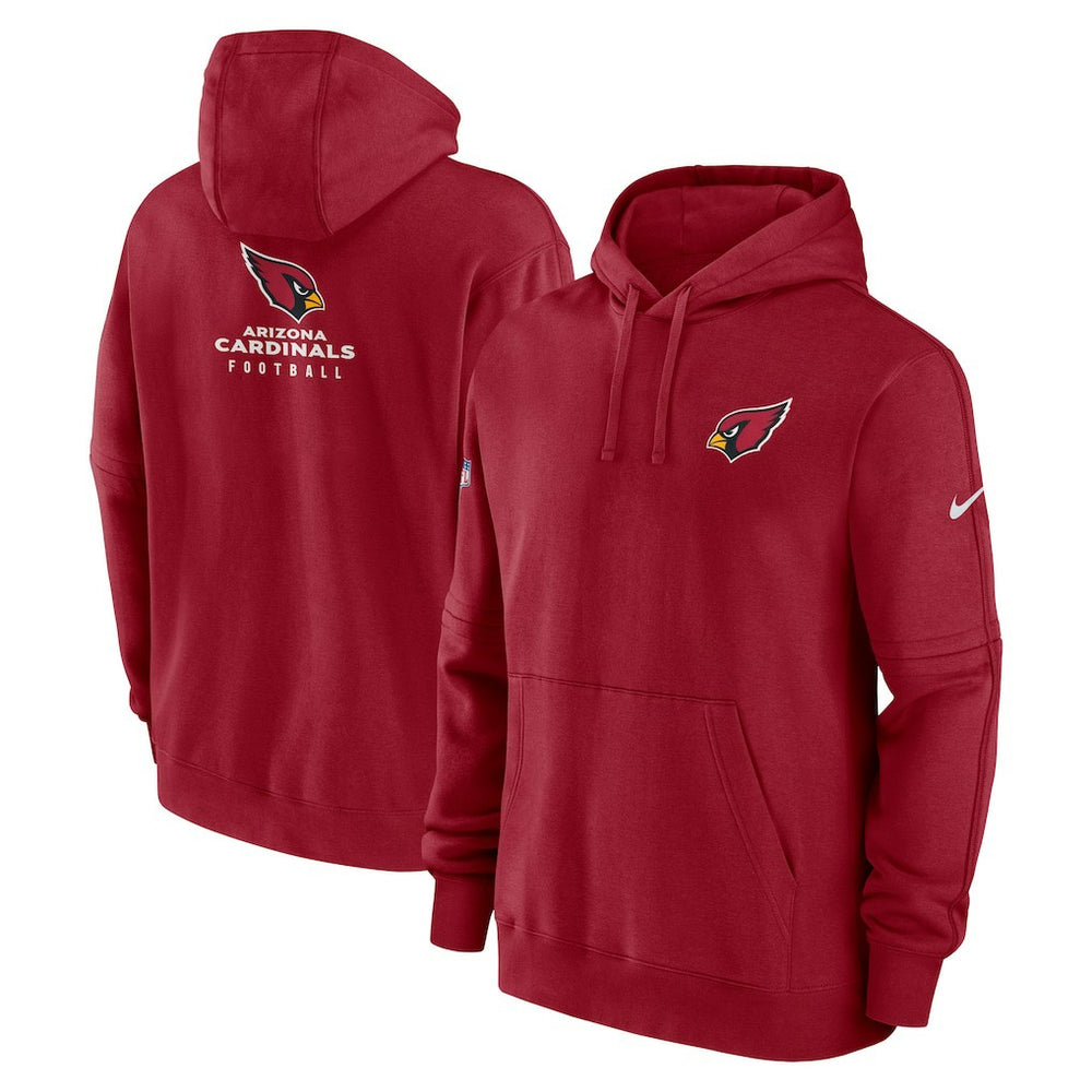 Arizona Cardinals Sideline Club Fleece Pullover Hoodie Cardinal | Nike for Sale