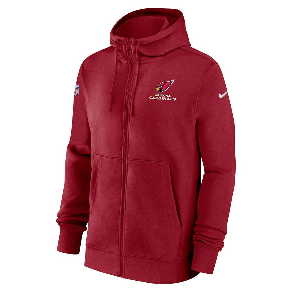Arizona Cardinals 2023/24 Sideline Club Full-Zip Hoodie Red | Nike for Sale